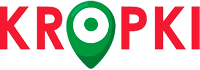 Логотип Kropki — навигационная система с речевым (звуковым) информаторам и мобильным приложением